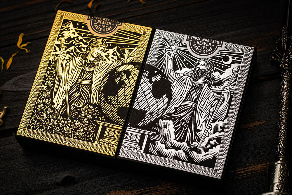 The Great Creator: Sky (Silver Foil) Edition Playing Cards
