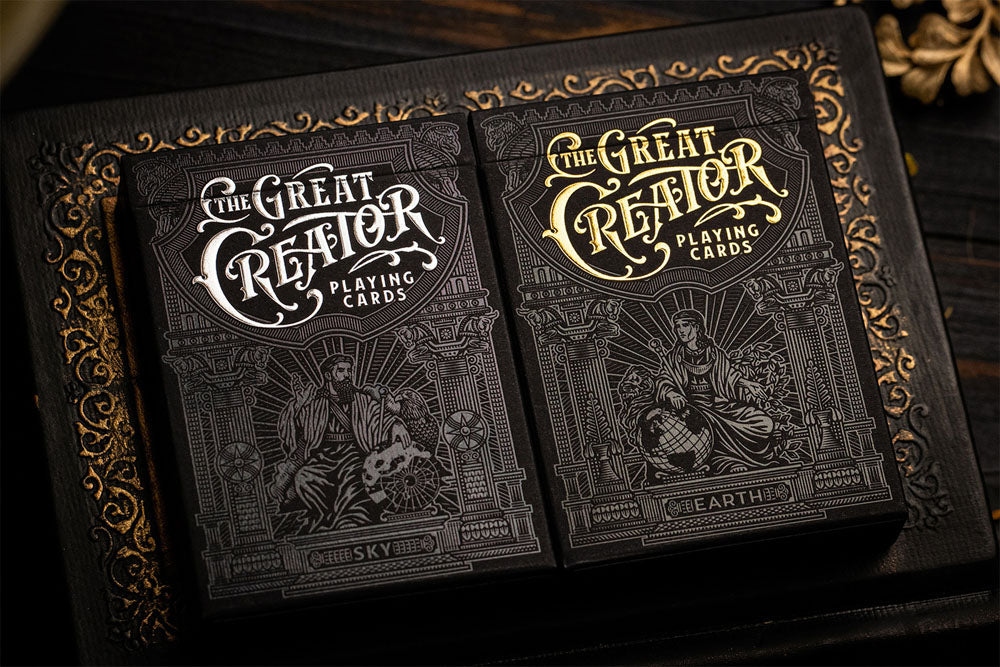 The Great Creator: Sky (Silver Foil) Edition Playing Cards