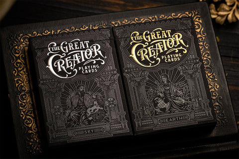 The Great Creator: Sky (Silver Foil) Edition Playing Cards The Great Creator: Sky (Silver Foil) Edition Playing Cards