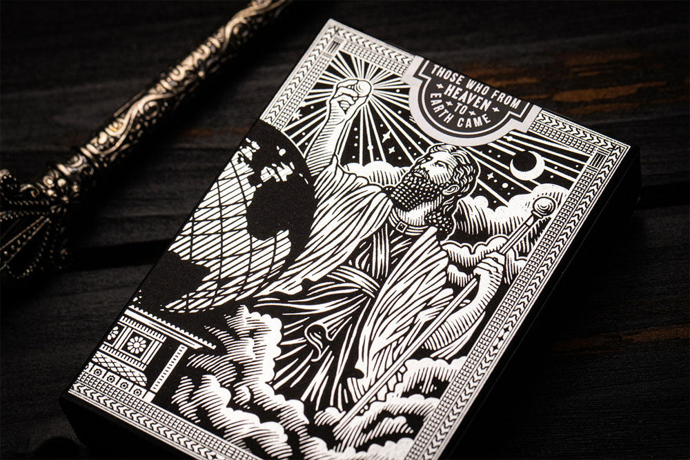 The Great Creator: Sky (Silver Foil) Edition Playing Cards