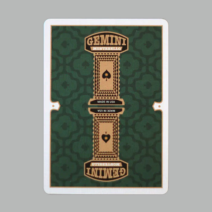 Gemini Casino Phthalo Green Playing Cards by Gemini