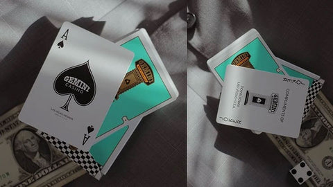 Gemini Casino Turquoise Playing Cards  by Gemini Gemini Casino Turquoise Playing Cards  by Gemini