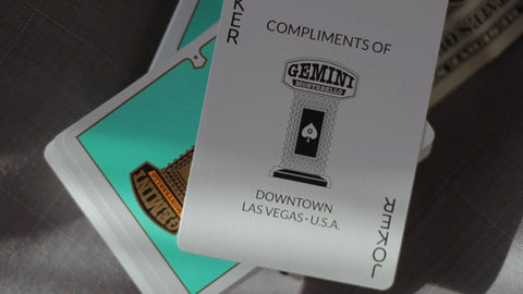 Gemini Casino Turquoise Playing Cards  by Gemini Gemini Casino Turquoise Playing Cards  by Gemini
