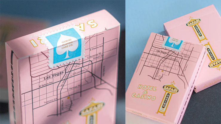 Safari Casino Pink Playing Cards by Gemini