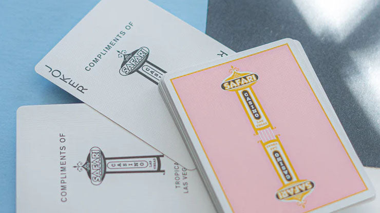 Safari Casino Pink Playing Cards by Gemini