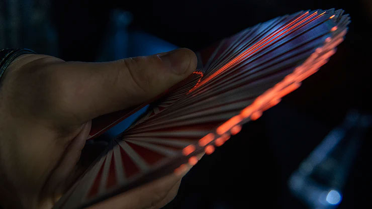 Gilded Vintage Feel Jerrys Nuggets (Red) Playing Cards