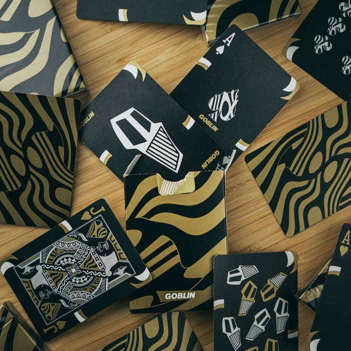 Gold Goblin Playing Cards by Gemini