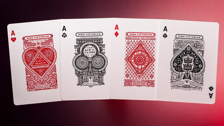 High Victorian (Red) Playing Cards
