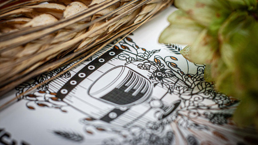 Hops & Barley (Copper) Playing Cards