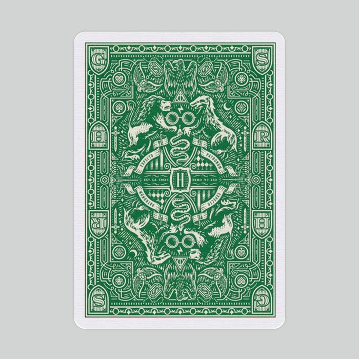 Harry Potter (Green-Slytherin) Playing Cards
