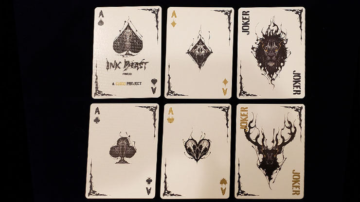Ink Beast (Gold Edition) Playing Cards