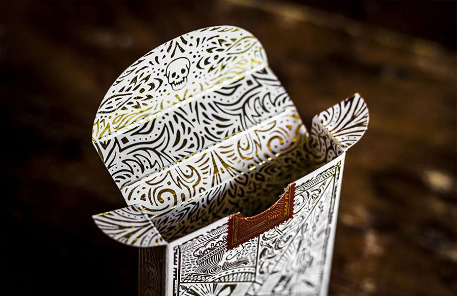 White Gold Edition Playing Cards by Joker and the Thief