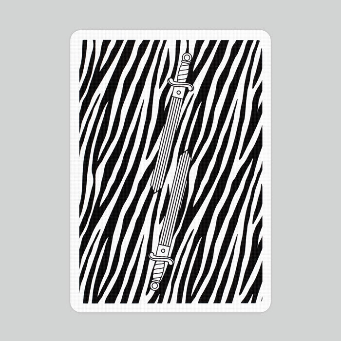 King Slayers (Zebra) Playing Cards