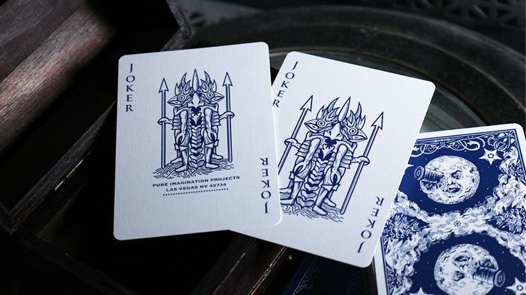 Les Melies Conquest Blue Playing Cards