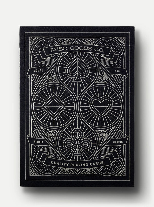 The MGCO Black Playing Cards