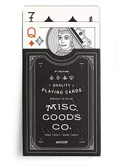 The MGCO Black Playing Cards