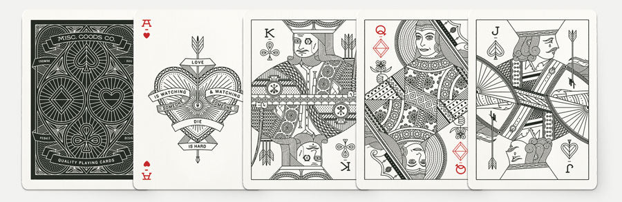 The MGCO Black Playing Cards