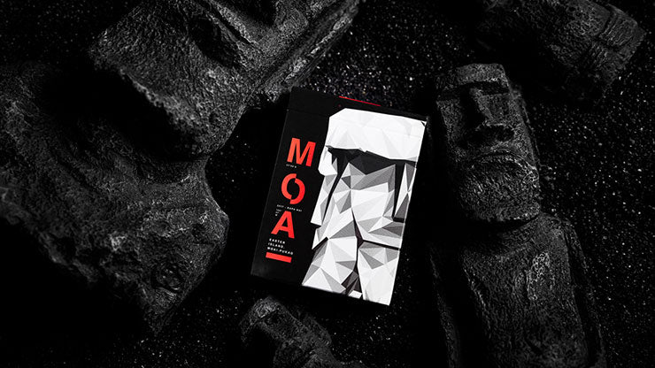 Moai Red Edition Playing Cards