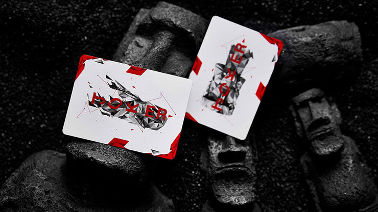 Moai Red Edition Playing Cards