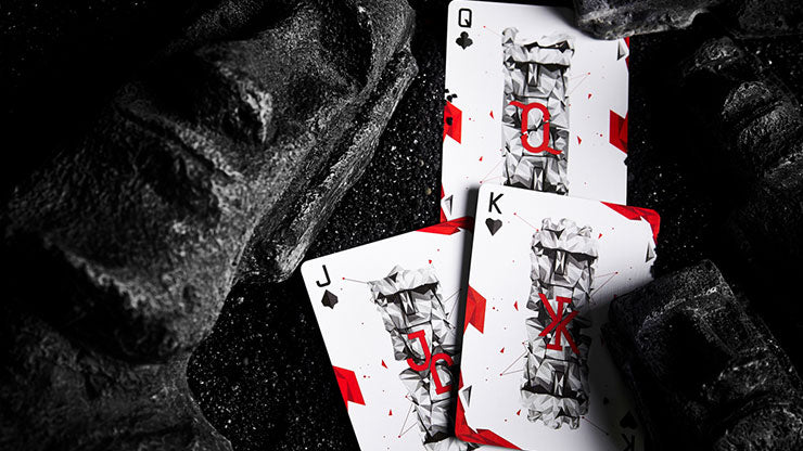 Moai Red Edition Playing Cards