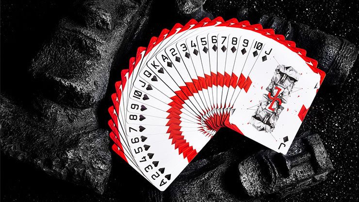 Moai Red Edition Playing Cards