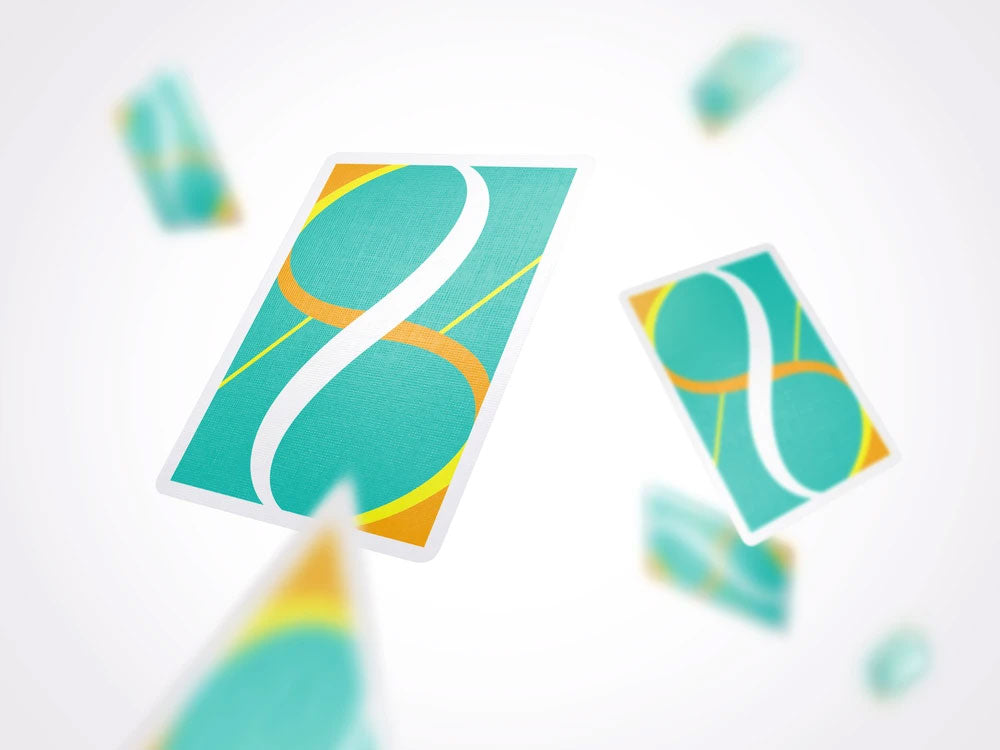 MOBIUS Green Playing Cards