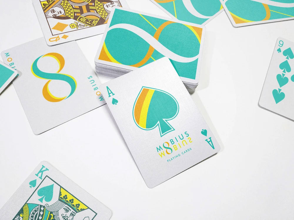 MOBIUS Green Playing Cards