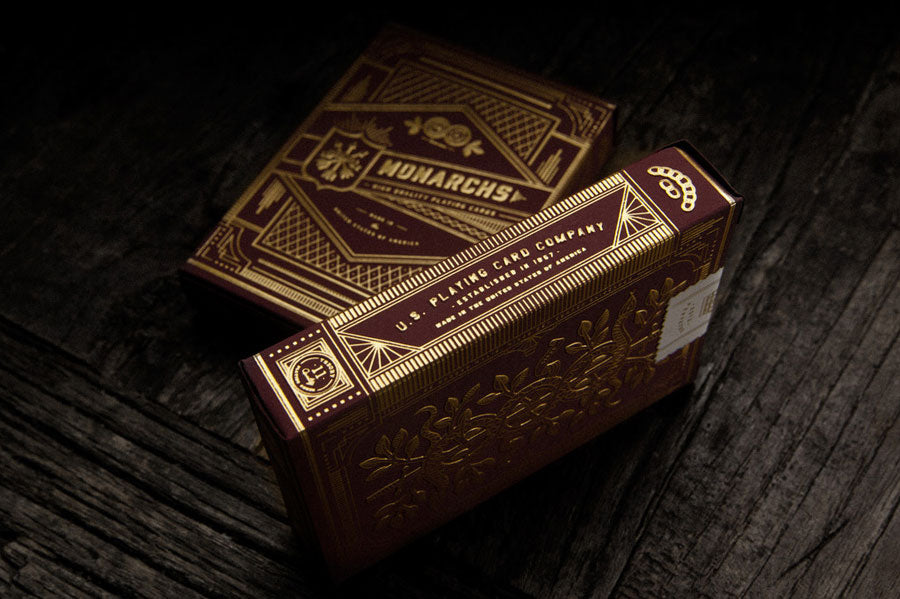 Monarch Playing Cards - Red