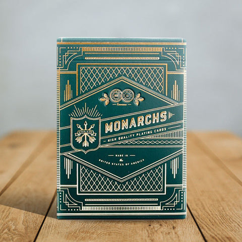 Monarch Playing Cards - Green Monarch Playing Cards - Green