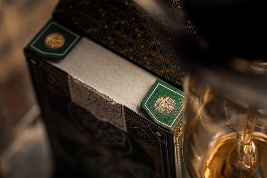 Green National Playing Cards