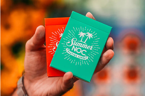 Summer NOC Pro Sunrise (Teal) Playing Cards	 Summer NOC Pro Sunrise (Teal) Playing Cards