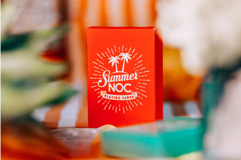 Summer NOC Pro Sunset (Orange) Playing Cards Summer NOC Pro Sunset (Orange) Playing Cards