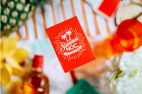 Summer NOC Pro Sunset (Orange) Playing Cards Summer NOC Pro Sunset (Orange) Playing Cards