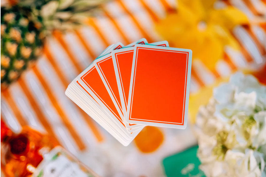 Summer NOC Pro Sunset (Orange) Playing Cards