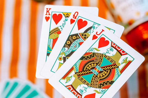 Summer NOC Pro Sunrise (Teal) Playing Cards	 Summer NOC Pro Sunrise (Teal) Playing Cards