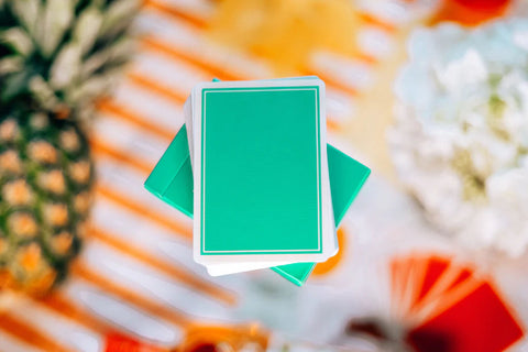 Summer NOC Pro Sunrise (Teal) Playing Cards	 Summer NOC Pro Sunrise (Teal) Playing Cards