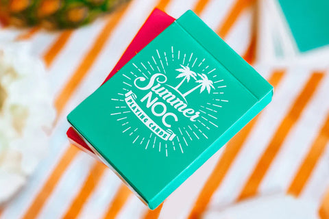 Summer NOC Pro Sunrise (Teal) Playing Cards	 Summer NOC Pro Sunrise (Teal) Playing Cards