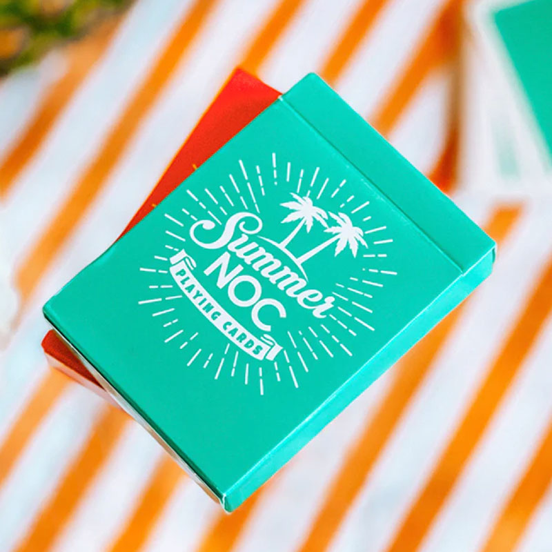 Summer NOC Pro Sunrise (Teal) Playing Cards