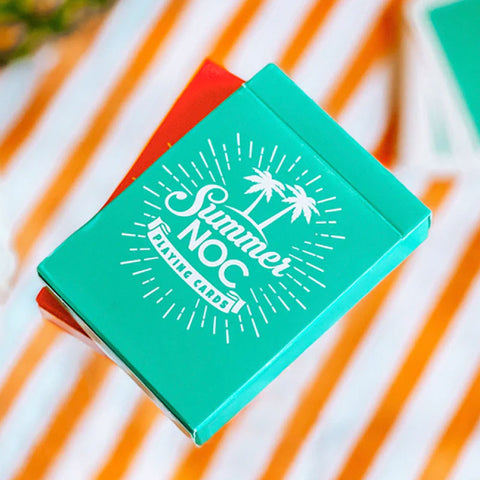 Summer NOC Pro Sunrise (Teal) Playing Cards	 Summer NOC Pro Sunrise (Teal) Playing Cards