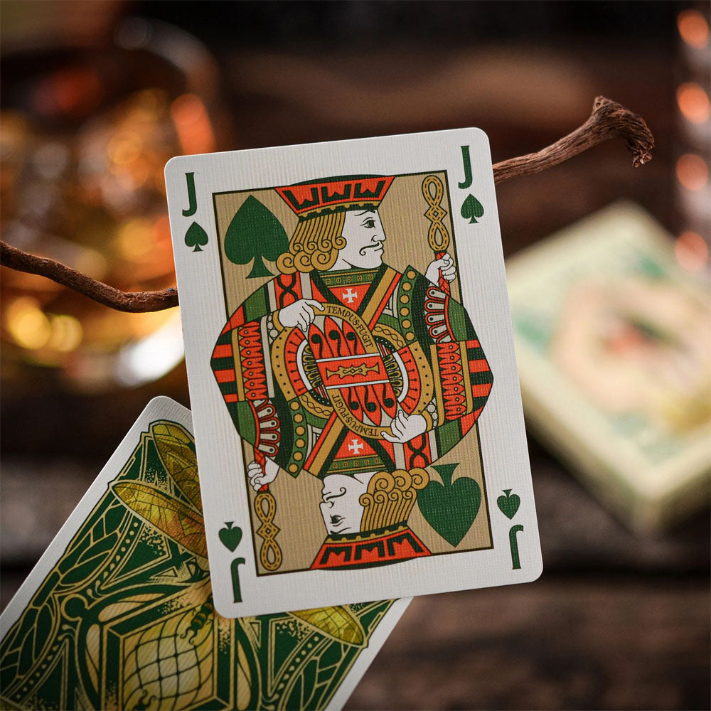 Notorious Gambling Frog (Green) Playing Cards by Stockholm17