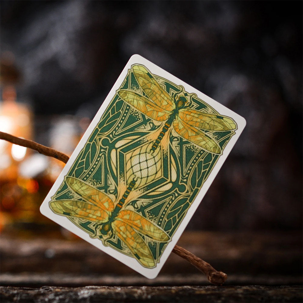 Notorious Gambling Frog (Green) Playing Cards by Stockholm17