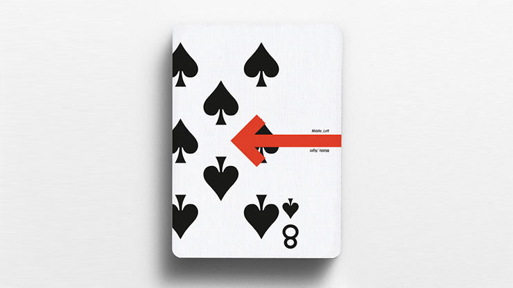 Offset Orange Playing Cards