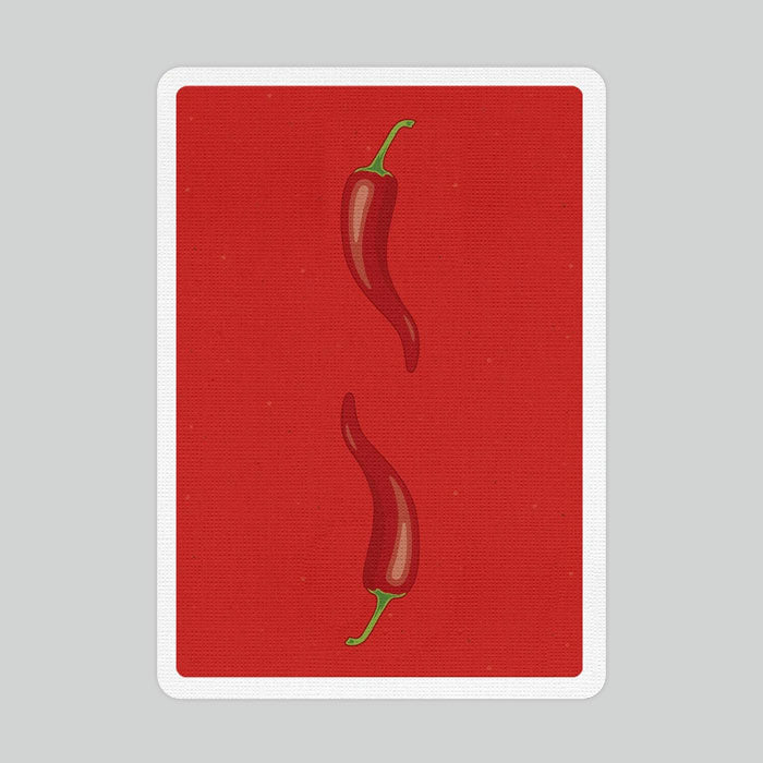 Gettin' Spicy -Chili Pepper Playing Cards by OPC
