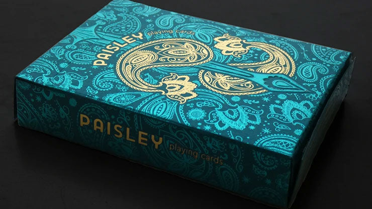Paisley Royals (Teal) Playing Cards