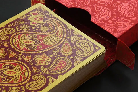 Paisley Royals (Red) Playing Cards  Paisley Royals (Red) Playing Cards
