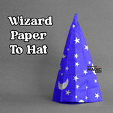 Wizard Paper To Hat (Blue)