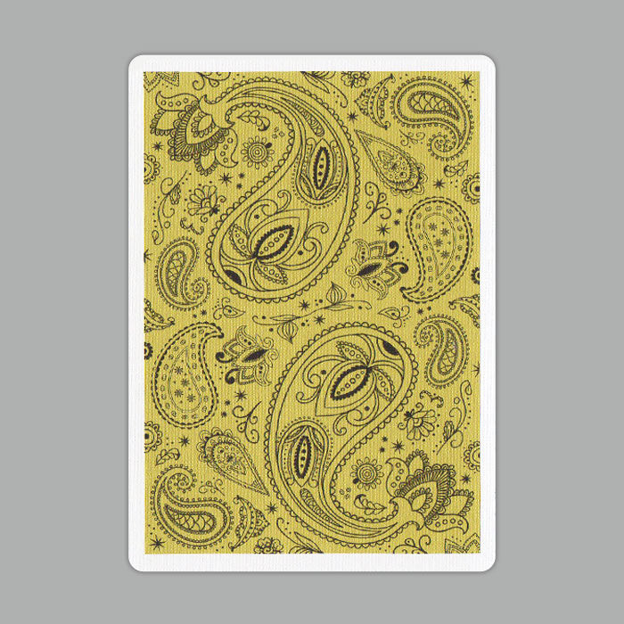 Paisley Magical Gold Playing Cards