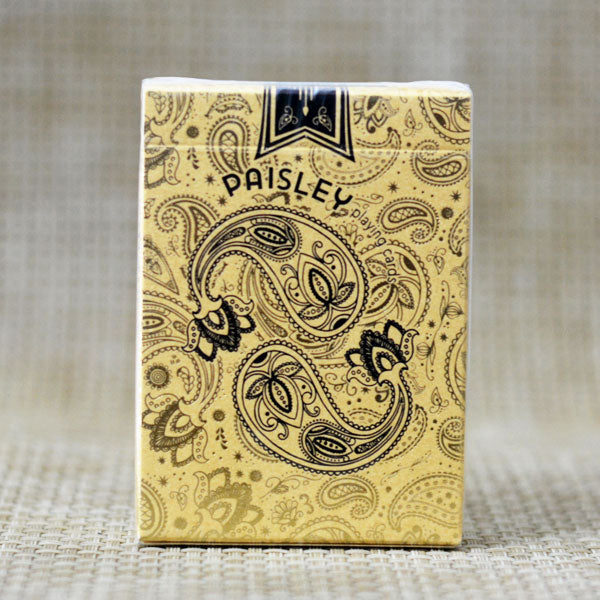 Paisley Magical Gold Playing Cards