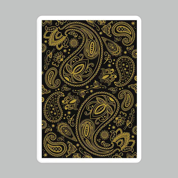 Paisley Magical Black Playing Cards