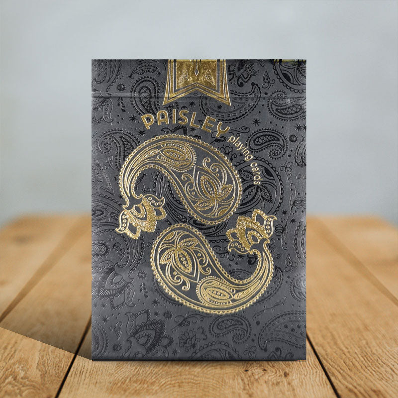 Paisley Magical Black Playing Cards